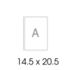 14.5 x 20.5 cm