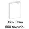 Bấm kim (100 tờ/cuốn)